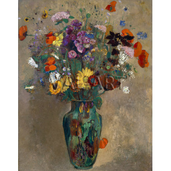 РЕПРОДУКЦИИ НА КАРТИНИ Голям букет от диви цветя (1905)